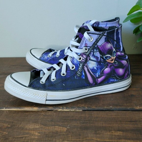 Converse All Star Comics Catwoman Shoes Size 8 - Picture 7 of 8